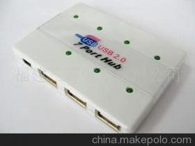 供應(yīng)塑膠殼帶7個燈USB2.0 7口 HUB 專業(yè)制造商福建三喜電子詳解